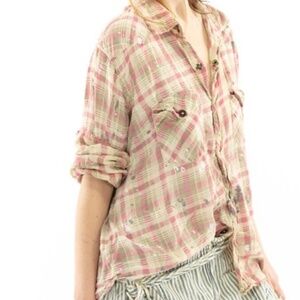 Magnolia Pearl Kelly Western flannel shirt